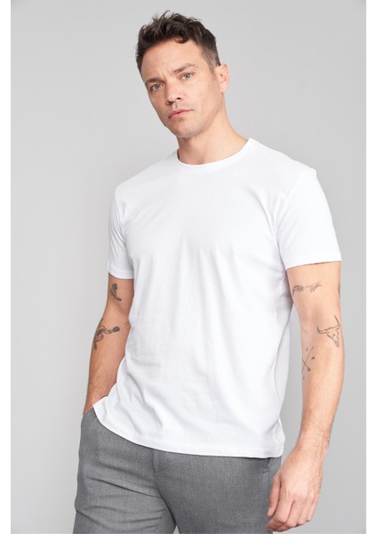 Çetinkaya Mentality Beyaz Tshirt