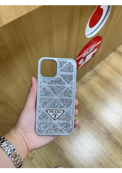 Apple Apple iPhone 12 / 12 Pro Uyumlu Taşlı Şık Tasarımlı Telefon Kılıfı