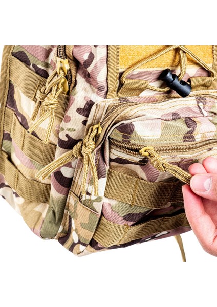 Çapraz Göğüs Askılı Tactical Çanta Kamuflaj