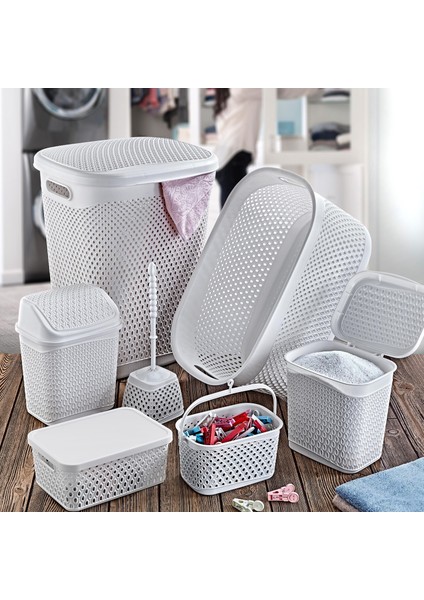 Katre 7 Parça Beyaz Çeyiz Seti