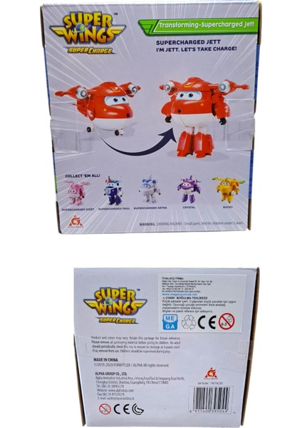 Orjinal& Lisanslı Harika Kanatlar Dönüşen Jett