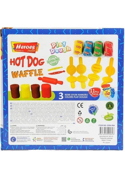 Nessiworld ERN-584 Heroes Orta Kutulu Burger Oyun Hamuru Seti - Eren Oyuncak fiyatları