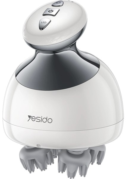 Ipx7 Kablosuz Şarjlı Fonksiyonel Su Geçirmez Baş Kafa Bölgesi Derisi Masaj Aleti MG12