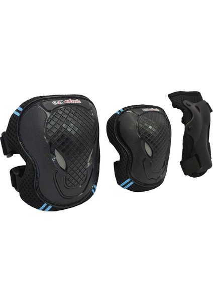 Çocuk Scooter & Paten Koruma Seti – Li Dizlik Ve Dirseklik Seti (M) Mavi Fr37715