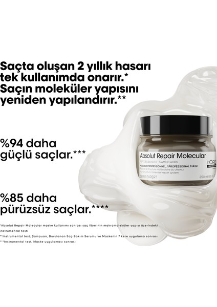 Paris Serie Expert Absolut Repair Molecular Saç Maskesi 250 ml fiyatları