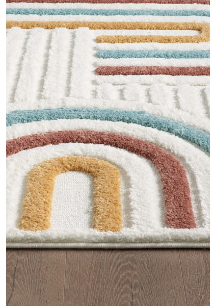 Elit Bukleli Multi Renkler Yumuşak Peluş Post Shaggy Çocuk Odası Oturma Odası Salon Halısı 0906A fiyatları