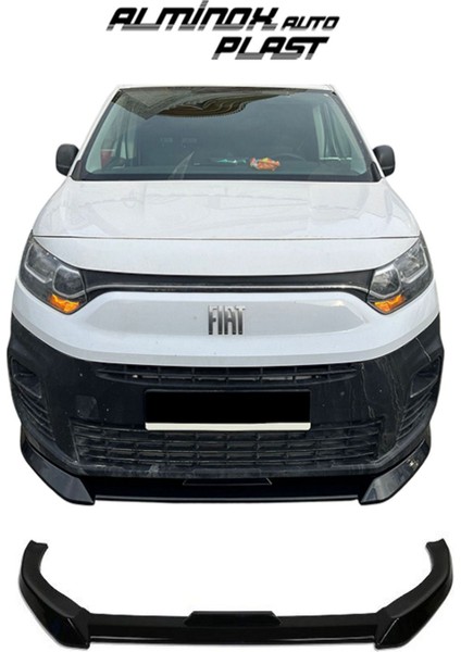Fiat Doblo 2022 ve Üzeri Ön Tampon Lip Piano Black