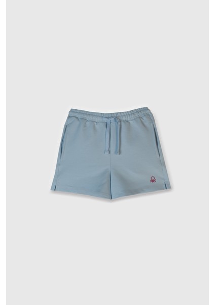 Kız Çocuk Mavi Şort modelleri