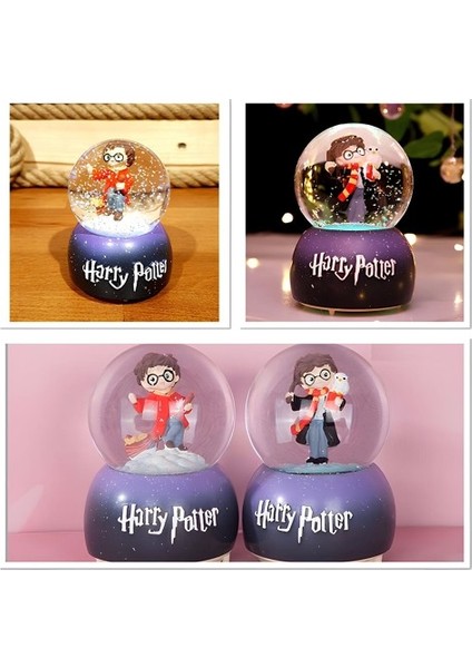 Harry Potter Üflemeli Işıklı Müzikli Kar Küresi Orta Boy