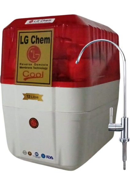 Ligth Gastro Lg Chem Cool Specıal 12 Litre 7 Filtre 14 Aşama Gümüş Iyon, Mineral, Alkali Filtreli Beyaz-Kırmızı Renk Su Arıtma Cihazı