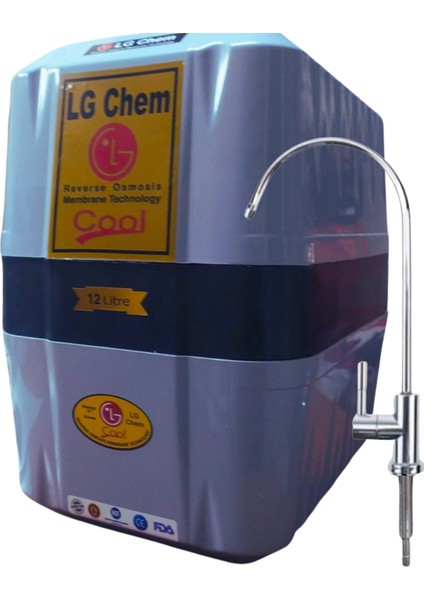 Ligth Gastro Lg Chem Cool Specıal 12 Litre 7 Filtre 14 Aşama Gümüş Iyon, Mineral, Alkali Filtreli Gri Renk Su Arıtma Cihazı