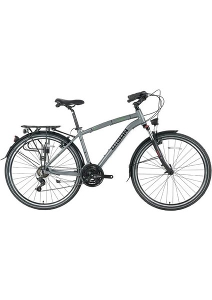 Comfortline-23 Erkek Şehir Bisikleti 48CM V 26 Jant 21 Vites Metalik Gri Siyah