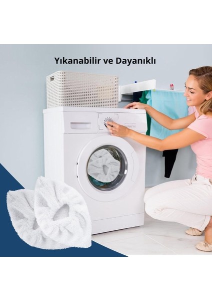 Karcher Sc2, Sc3, Sc4, Sc5 ile Uyumlu Mikrofiber Bez Seti 10'lu - KG0062899 fırsatları