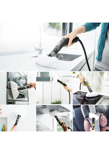 Karcher Sc2, Sc3, Sc4, Sc5 ile Uyumlu Mikrofiber Bez Seti 10'lu - KG0062899 indirimleri