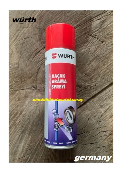 Würth Kaçak Gaz Arama Spreyi Kaçak Hava Arama Sprey 400ML