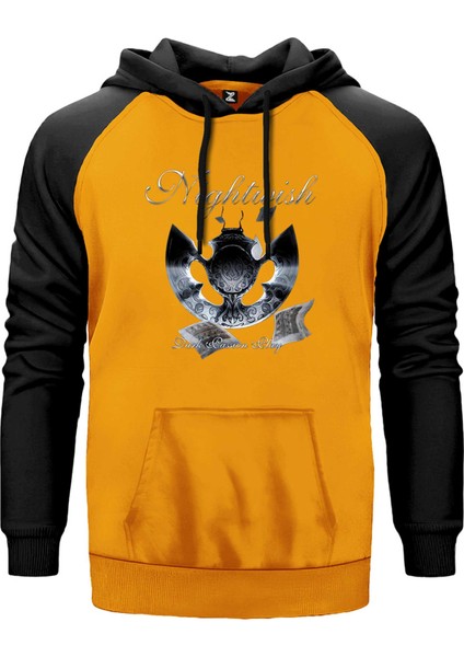 Nightwish Dark Passion Play Sarı Renk Reglan Kol Kapşonlu Sweatshirt