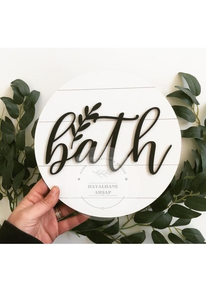 Bath / Banyo Dekor Tabelası