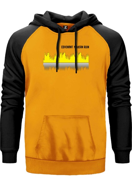 Covenant Modern Ruin Sarı Renk Reglan Kol Kapşonlu Sweatshirt
