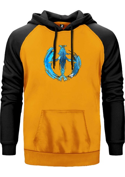 Avatar The Way Of Water Tulkun Tribal Sarı Renk Reglan Kol Kapşonlu Sweatshirt