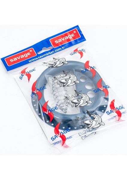 Sazan El Oltası Takımı - Büyük Kasnaklı - Savage - 4 Iğneli Yaylı modelleri