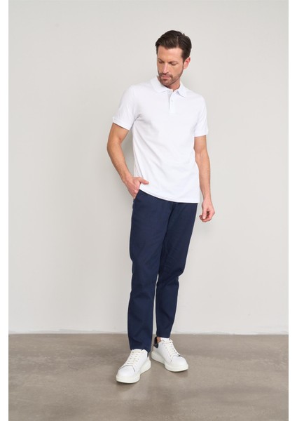 4054 Erkek Polo Yaka Penye Pike T-Shirt Beyaz fiyatları