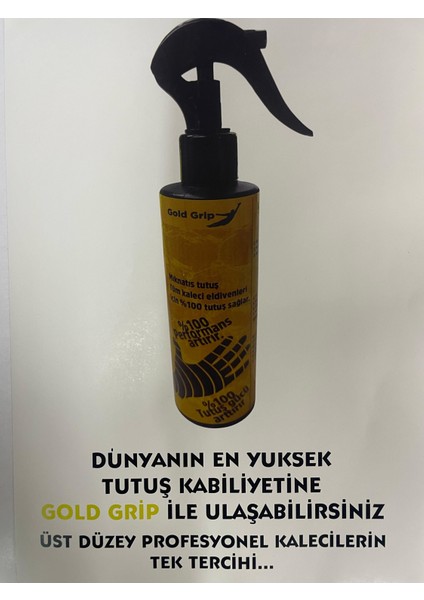 Kaleci eldiveni tutuş sprey 100 yapışkan özellliğine sahip
