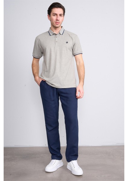 3939 Erkek Polo Yaka 1-1 Pike T-Shirt Haki fiyatları