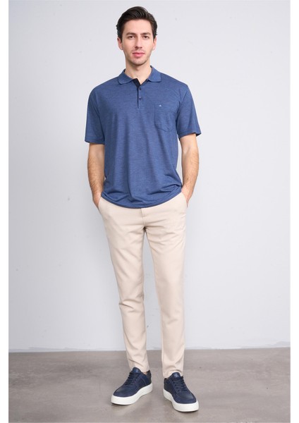 Çetinkaya Mentality 3371 Erkek Cepli Polo Yaka Regular Lacivert-Açık Indigo T-Shirt fiyatları