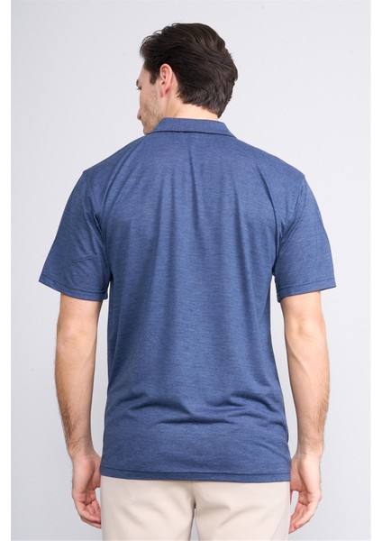 Çetinkaya Mentality 3371 Erkek Cepli Polo Yaka Regular Lacivert-Açık Indigo T-Shirt fırsatları