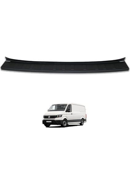 Vw Crafter Arka Tampon Eşiği - Mat Siyah| 2017+