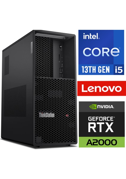 Dws Thinkstation P3 Intel Core I5-13600K Vpro 64GB 4tb SSD 12 GB RTXA2000 W11P 30GS005QTR 006