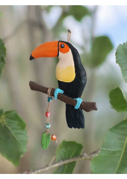 Dekoratif Tukan Kuşu Farklı Renklerde Kutulu 1 Adet