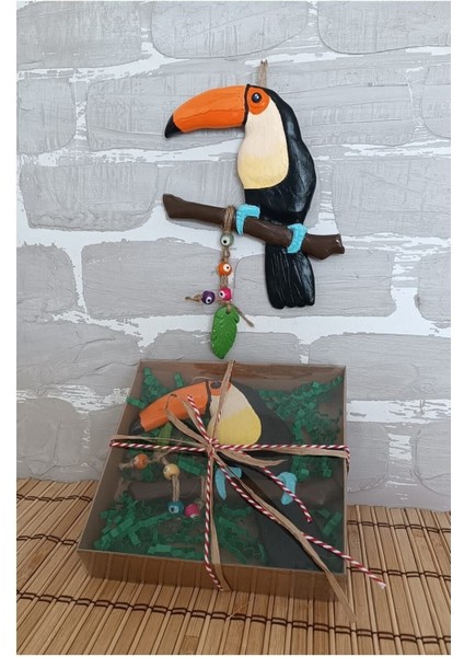 Dekoratif Tukan Kuşu Farklı Renklerde Kutulu 1 Adet fiyatları