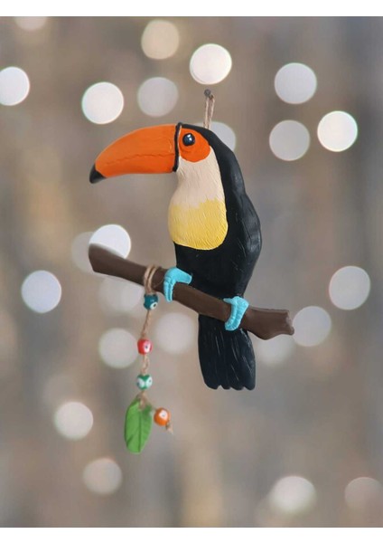Dekoratif Tukan Kuşu Farklı Renklerde Kutulu 1 Adet indirimleri