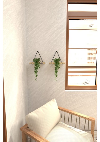 2 Li Üçgen Masif Ahşap Dekoratif Raf Balkon Rafı Tanzim Çiçeklik fiyatları