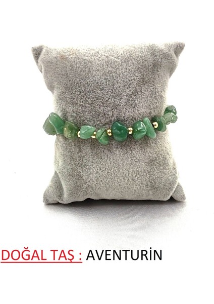 Kırık Doğal Taş Ayarlanbilir Bileklik