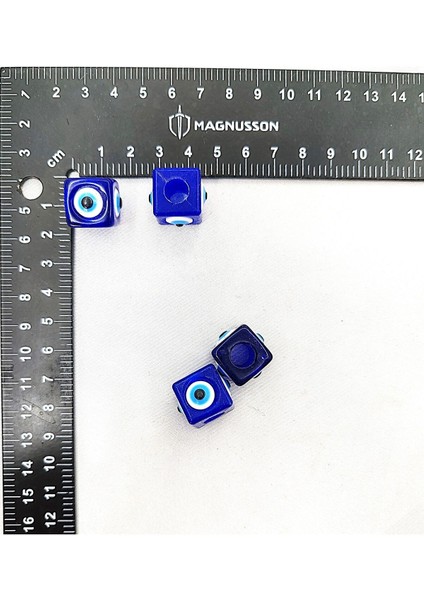 El Boyama Akrilik Nazar Boncuğu (10 Adet)