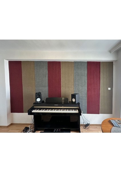 Akustik ve Dekoratif Lambiri Desenli Keçe Panel 45X90 cm / 2 Adet / 0,81 M²