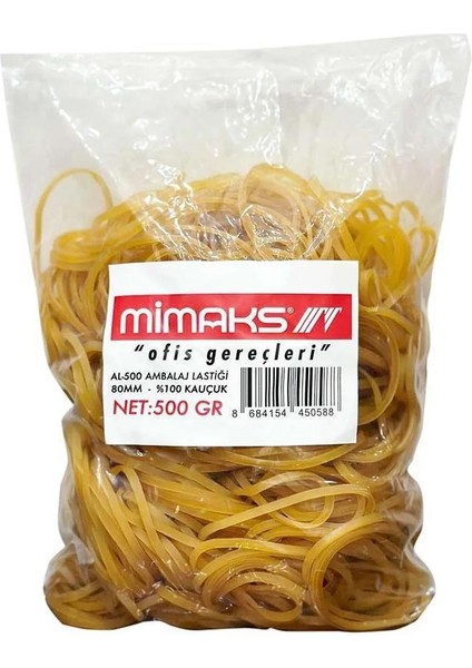 AL-500 Ambalaj Lastiği %100 Kauçuk 500 G - Standart
