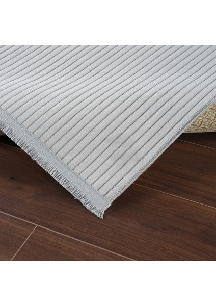 Relax Leke Tutmaz Silinebilir Makinada Yıkakabilir Yumuşak Kaymaz Jel Taban Modern Halı