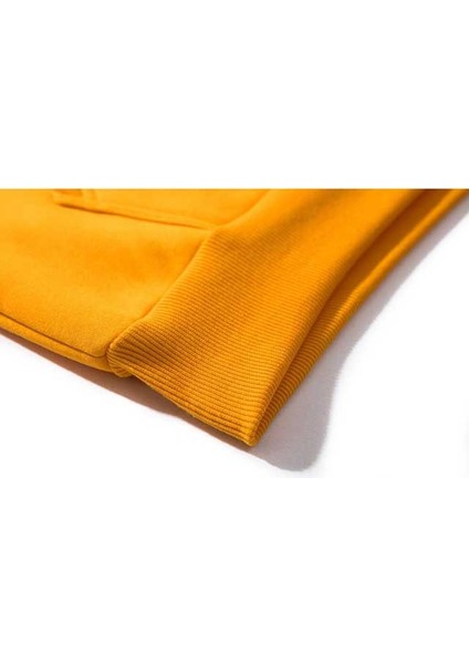 Ktm Supermotard Sarı Renk Reglan Kol Kapşonlu Sweatshirt