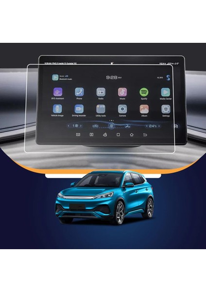 Byd Atto 3 15.6 Inç Şeffaf Multimedya Navigasyon Nano Ekran Koruyucu 2023-2024-2025 Model ile Uyumlu