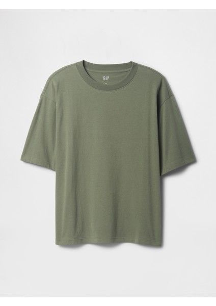 Erkek Haki Vintage Soft Boxy T-Shirt fiyatları