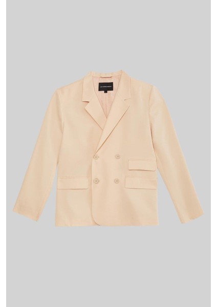Erkek Blazer Ceket Bej