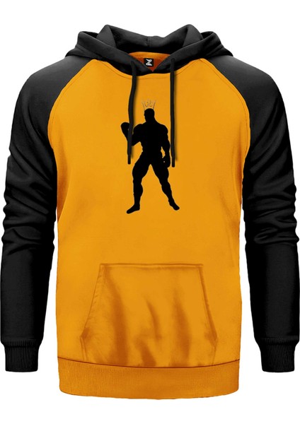Mike Tyson Fury Sarı Renk Reglan Kol Kapşonlu Sweatshirt