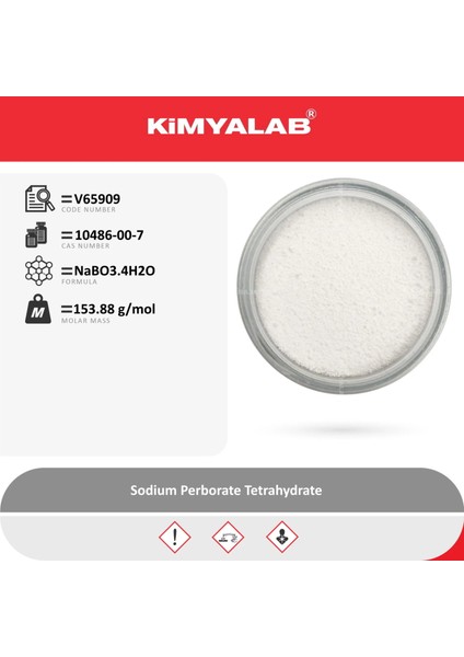 Sodyum Perborat Tetrahidrat 500G - Sodium Perborate Tetrahydrate