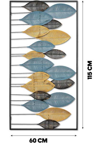 Doreart Magnolia Metal Duvar Tablosu, Ev Ofis Duvar Panosu CH119-1 modelleri