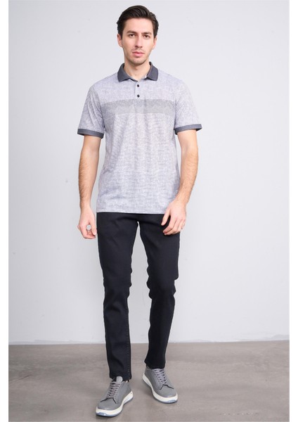 4092 Erkek Polo Yaka Penye Pike T-Shirt Siyah fiyatları