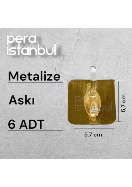 6 Adet Kendinden Yapışkanlı Kapı Duvar Kanca Askı Emme Mutfak Depolama Garlands Havlu Asma Kancaları