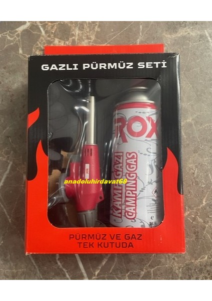 pro ayarlı pürmüz gazlı pürmüz set kamp pürmüzü çakmaklı püzmüz seti